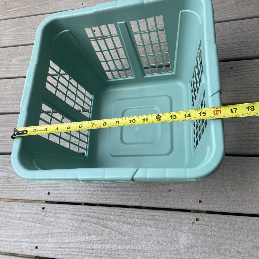 VTG 1987 Rubbermaid Laundry Basket 3/4 Bushel Model 2972  Made In USA - Picture 12 of 16
